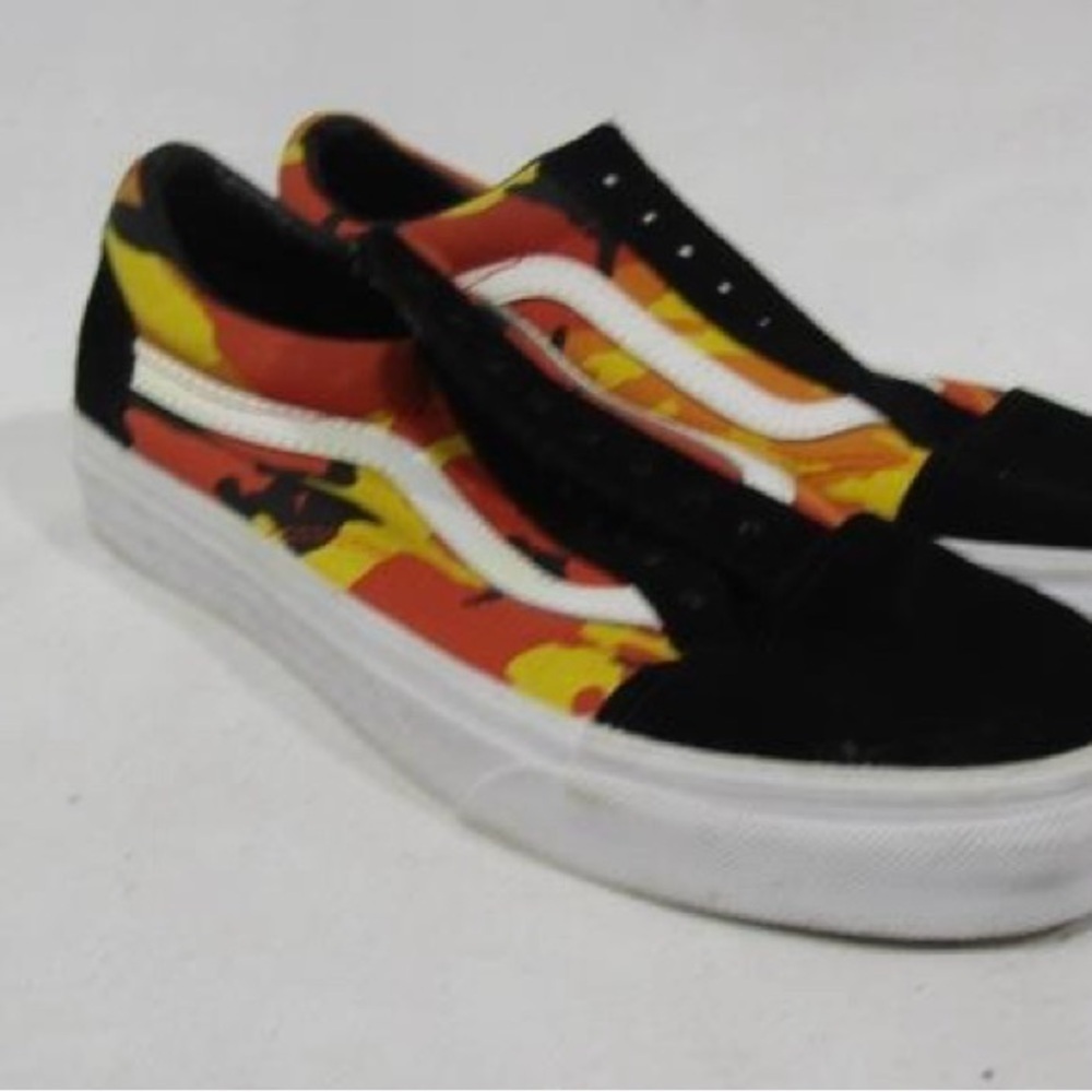 vans pop camo old skool - orange - Picture 2 of 8